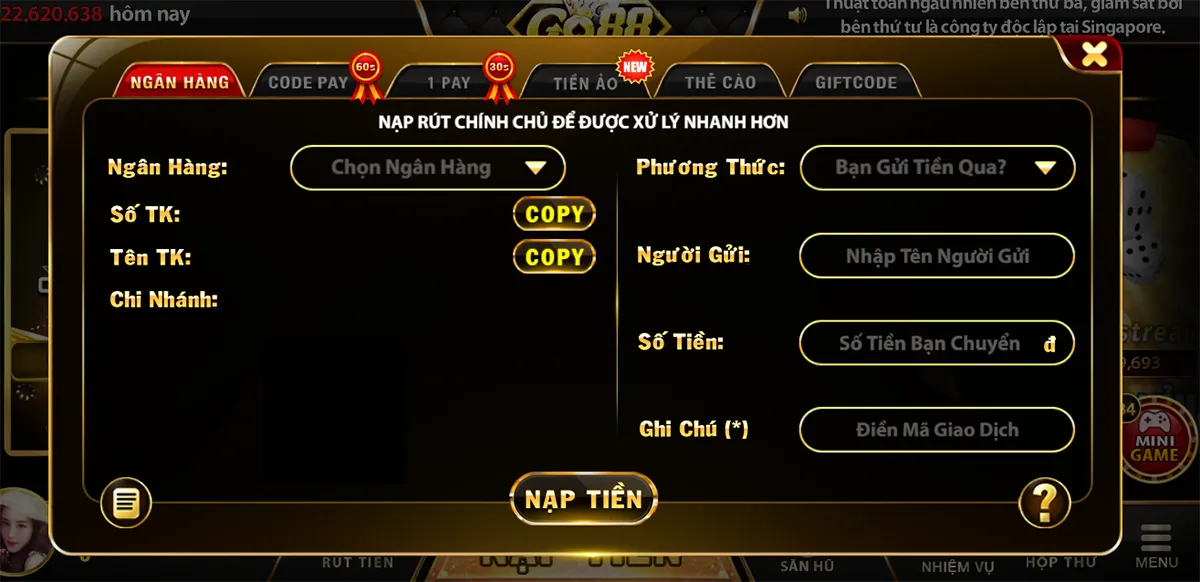 Hướng dẫn nạp tiền net88 - Những điều cần biết để trải nghiệm tuyệt vời hơn
